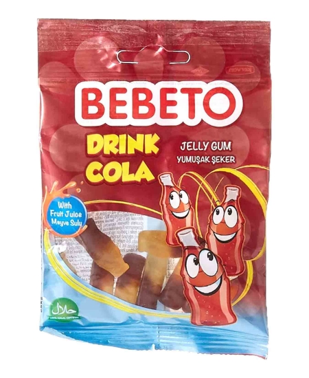 bebeto,bebeto drink cola, bebeto şekerleme,80 gr şekerleme,bebeto drink cola şekerleme