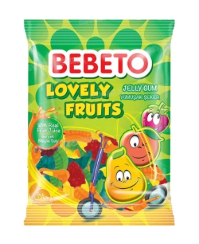 Resim Bebeto Lovely Fruits Şekerleme 80 gr