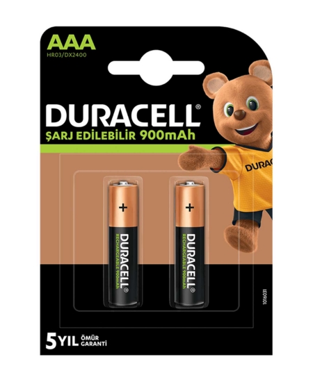 Picture of Duracell Pil Şarj Edilebilir 2'li AAA 900 mAh