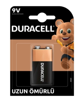 Resim Duracell Pil Basic 9 Volt Tekli