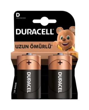 Resim Duracell Pil Basic D Boy 2'li