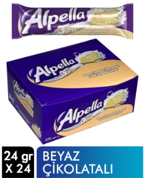 Ülker, alpella, gofret, çikolatalı gofret, sütlü çikolatalı gofret, beyaz gofret, beyaz çikolata, çikolata, gofret satın al, gofret fiyat, abur cubur, aburcubur, toptan gıda,