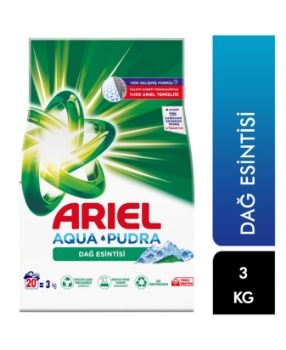 ariel,dağ esintisi, toz deterjan,çamaşır deterjanı,toptan deterjan,3 kg