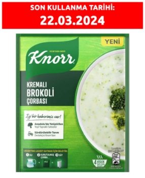 	knorr, knorr hazır çorba, kolay çorba, çabuk çorba, toz çorba, gıda, toptan gıda, gıda toptancısı, kremalı brokoli çorbası