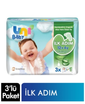 uni baby,uni babay ıslak mendil,3lü ıslak mendil,toptan ıslak mendil