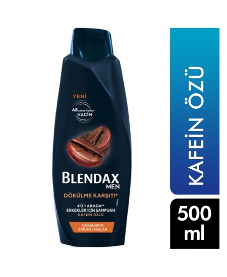 blendax,blendax şampuan,500 ml Erkeklere Özel,Blendax Şampuan Kafein Özlü,Blendax Şampuan Erkeklere Özel