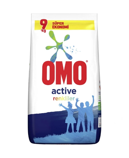 omo,deterjan,çamaşır deterjanı,60 yıkama,renkliler için, active fresh