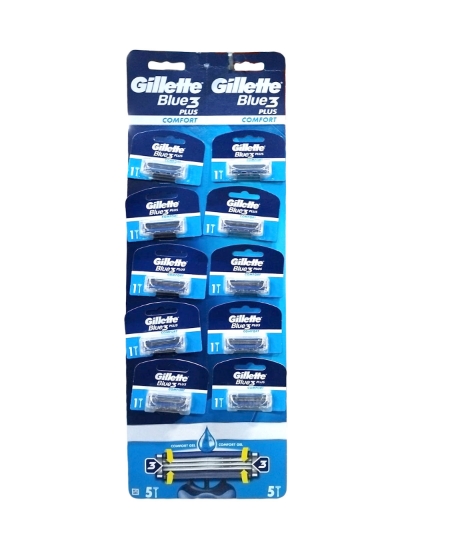 Gillette Blue 3 Tıraş Bıçağı 10'lu Kartela Comfort Plus