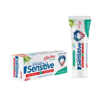 Resim Fresh White Diş Macunu Sensitive Aloe Vera 90 Gr