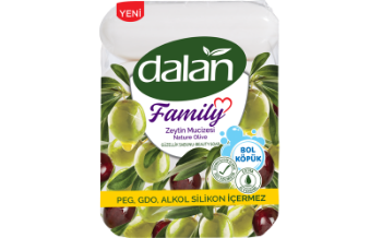 Resim Dalan Family Sabun 4X75 Gr Zeytin Mucizesi