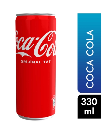 coca cola, soğuk içecek,kola,teneke kola,330 ml kola