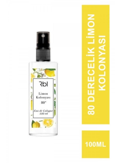 RBL Limon Kolonyası Sprey Pet Şişe 100 ml 80 Derece