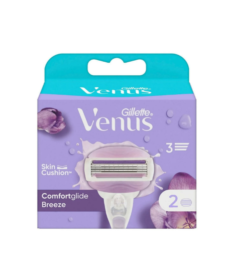 Gillette Venüs Comfortglide Breeze Tıraş Bıçağı 2'li Yedek