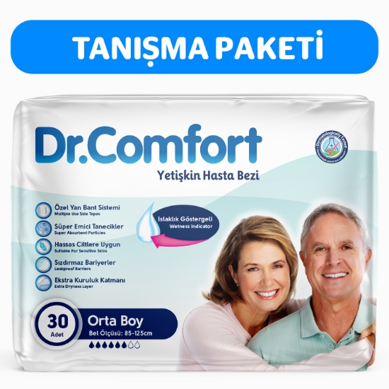 DR.COMFORT HASTA BEZİ MEDİUM 30'LU (85*125)