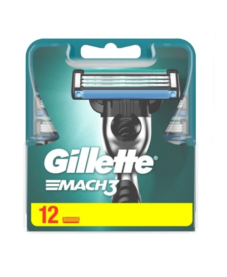 Picture of Gillette Mach 3 Yedek Tıraş Bıçağı 12'li