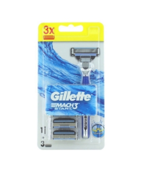 Resim Gillette Mach 3 Start Tıraş Makinesi + 3 Yedek Bıçak