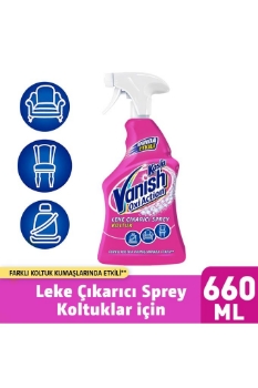 Resim Vanish Kosla Oxi Action Koltuklar İçin Leke Çıkarıcı Sprey 660 ml