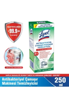 Resim Lysol Antibakteriyel Çamaşır Makinesi Temizleyici Çam ve Okaliptus Ferahlığı 250 ml