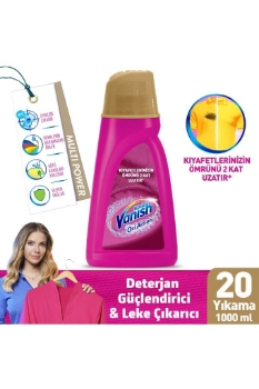 Resim Vanish Kosla Multipower Renkliler Için Jel Leke Çıkarıcı Deterjan Güçlendirici 1000 ml