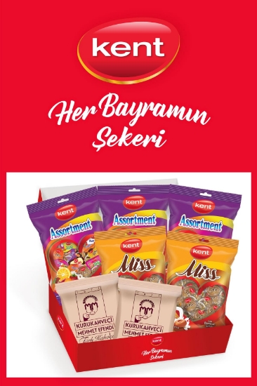 Kent Assortment & Missbonbon Sütlü Bayram Şekeri 5'li - 2 Adet Tü