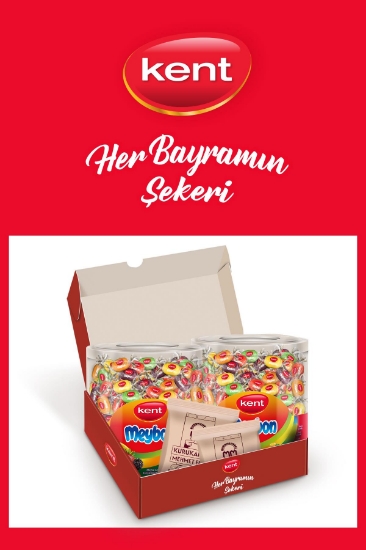Kent Meybon Mini Meyveli Kavanoz Karışık Bayram Şekeri 2'li - 2 A