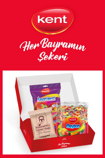 Kent Assortment & Meybon Mini Meyveli Karışık Bayram Şekeri 2'li 