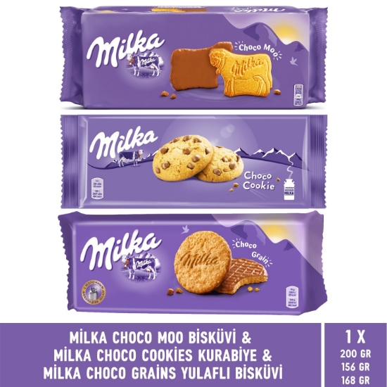 Milka Choco Moo Bisküvi & Milka Choco Cookies Kurabiye & Milka Ch