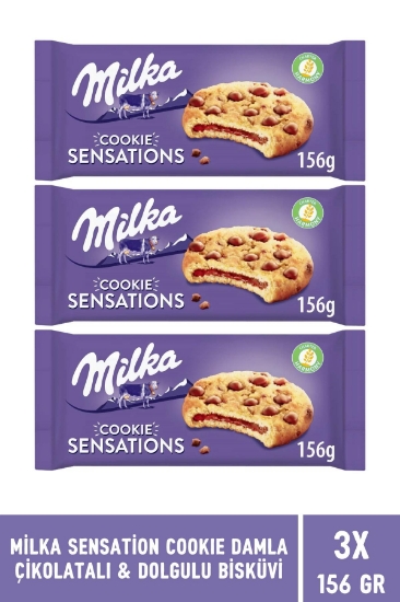 Milka Sensations Kakaolu Bisküvi 156gr - 3 Adet