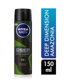 Resim Nivea Deodorant 150 ml Erkek Deep Dimension Amazonia