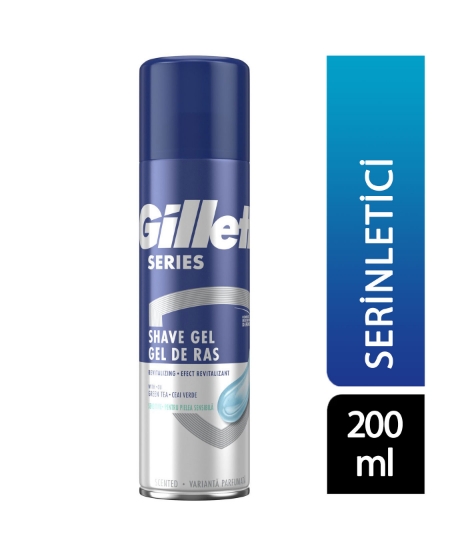 gillette series, gillette tıraş jeli,gilette jel,gillette serinletici jel