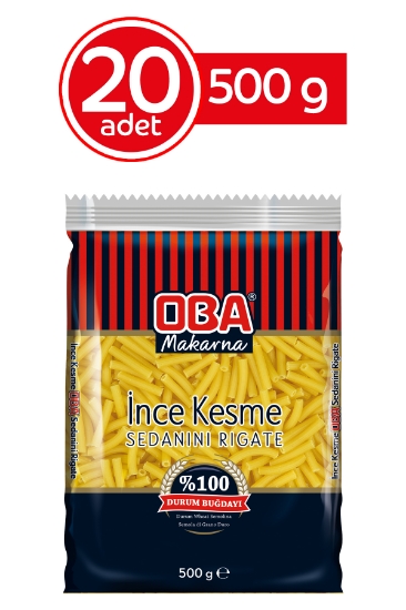 Oba Makarna İnce Kesme 500 Gr * 20 Adet