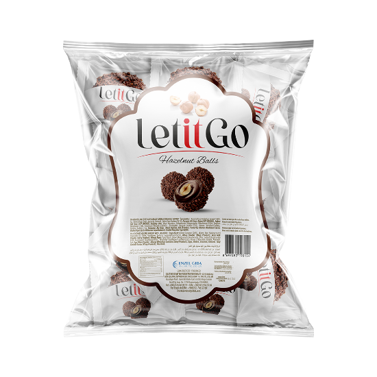 Let It Go-Top Çikolata Fındık-H.Cevizli 500 Gr.