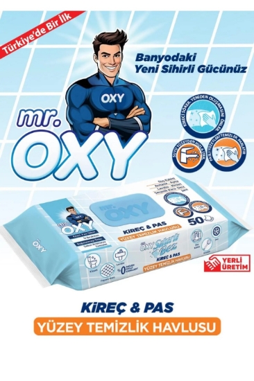 Mr. Oxy Ki̇reç & Pas Yüzey Temi̇zli̇k Havlusu 50 'li̇
