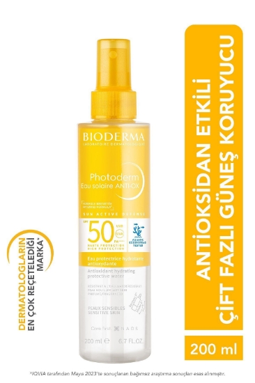Bioderma Photoderm Aanti-Ox Sun Protective Water SPF50+ 200 ml