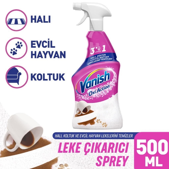 Vanish Oxi Action Çok Amaçlı Halı, Koltuk Ve Evcil Hayvan Leke Çıkarıcı