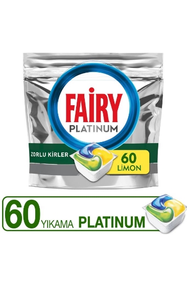 Fairy Platinum 60 Yıkama Bulaşık Makinesi Deterjanı Tableti / Kap