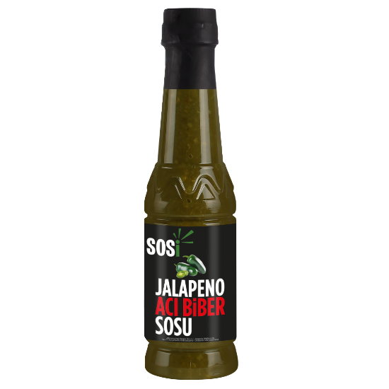 Sosi Biber Parçacıklı Jalapeno Biber Sosu 350 Ml