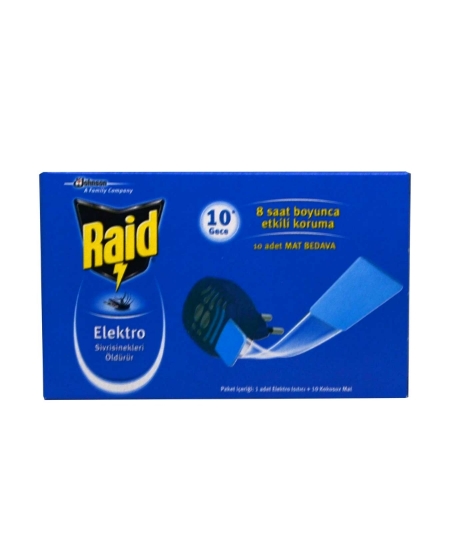 Raid Elektro Isıtıcı 10 Mat Gece
