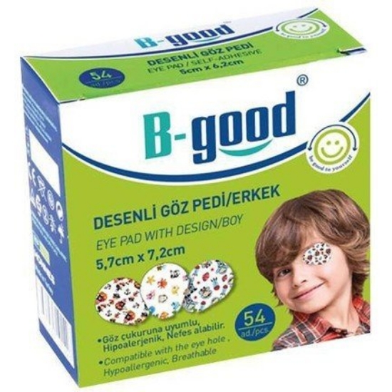 B-Good Desenli Göz Pedi Erkek 5,7cm x 7,2cm
