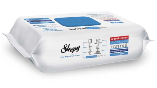 Sleepy Yüzey Temizlik Havlusu 100'lü Çamaşır Suyu Katkılı Yüzey Temizleyiciler
