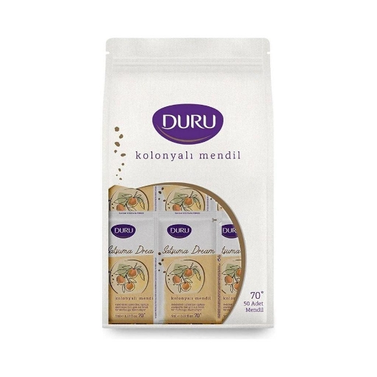 Duru Kolonyalı Mendil  Islak Mendil 50 Adet - Satsuma Dream