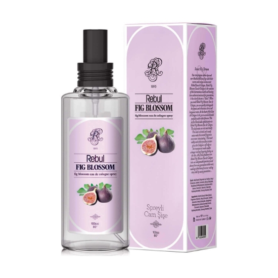 Rebul Spreyli Cam Şişe Kolonya 100 Ml - Fig Blossom