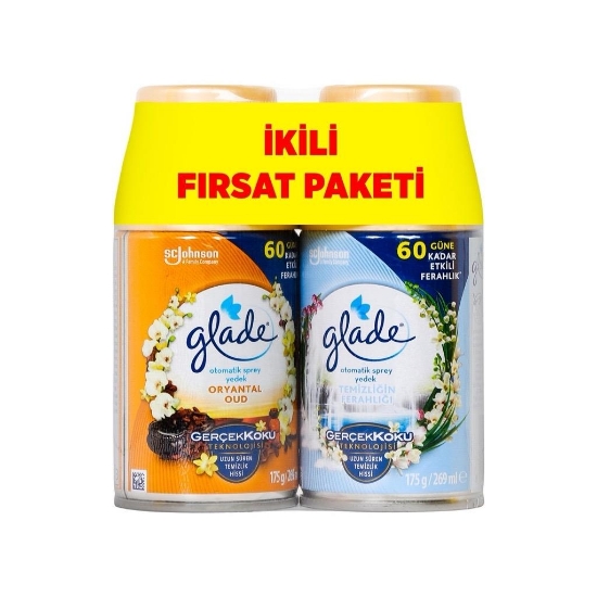 Glade Otomatik Makine Yedek Sprey Oryantal Oud + Temizliğin Ferah Oda Kokusu