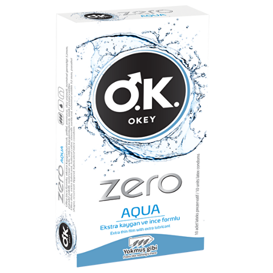 Okey Zero Aqua 6'lı Prezervatif 