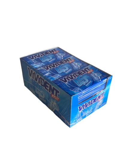 Vivident Cüzdan Sakız 45 Dk. Nane Aromalı 26 Gr x 18 Adet