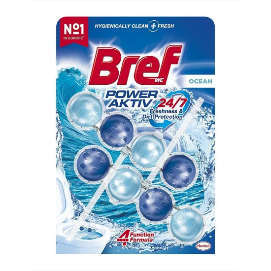 Bref Power Aktiv Klozet Blok Okyanus Kokulu 2'li Paket