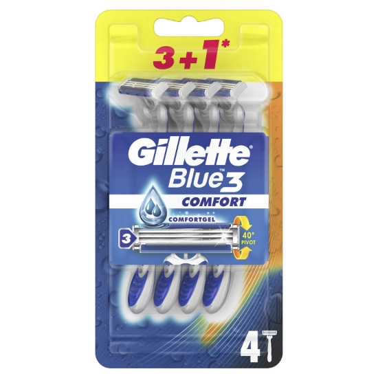 Gillette BLUE 3 Tıraş Bıçağı 4LÜ POŞET
