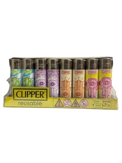Clipper Baskılı Taşlı Çakmak (Karma)