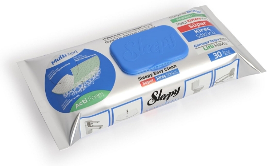 Sleepy Easy Clean Kireç Sökücü Havlu Islak Mendil 30 Yaprak
