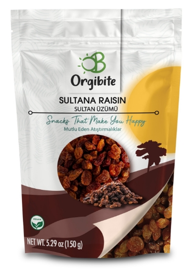 Orgibite Kuru sultan üzüm 150 gr  
